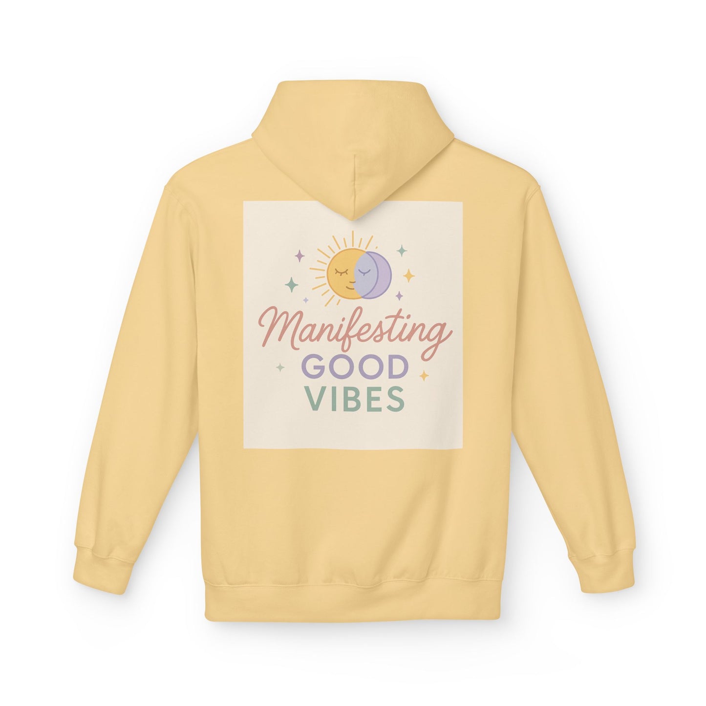 Manifesting Good Vibes Unisex Midweight Softstyle Fleece Hoodie