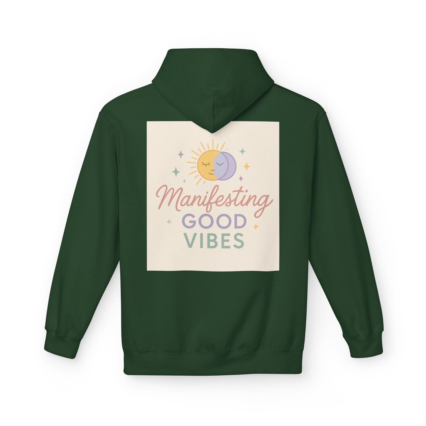 Manifesting Good Vibes Unisex Midweight Softstyle Fleece Hoodie