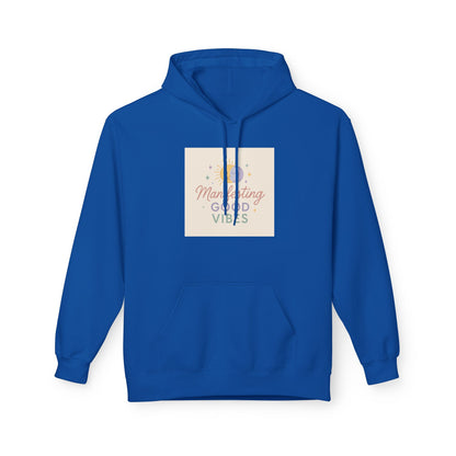 Manifesting Good Vibes Unisex Midweight Softstyle Fleece Hoodie