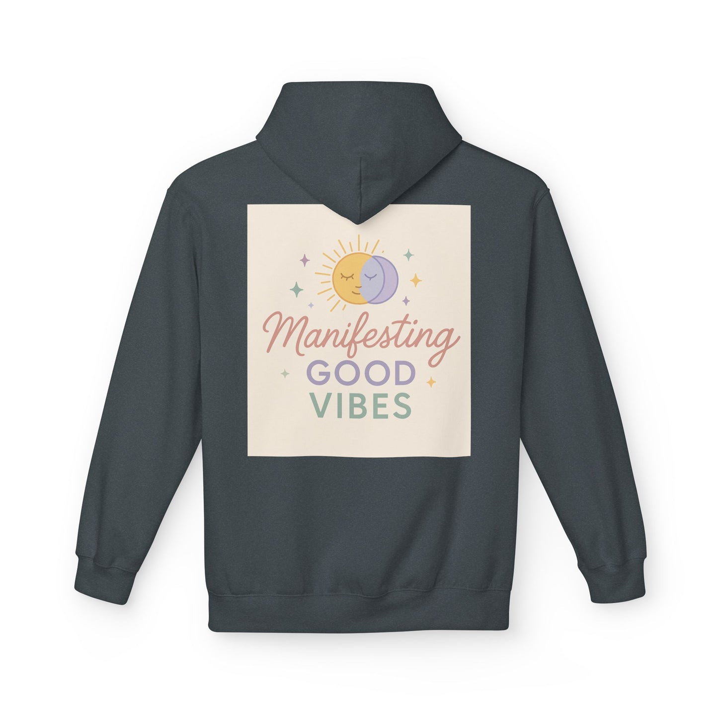 Manifesting Good Vibes Unisex Midweight Softstyle Fleece Hoodie