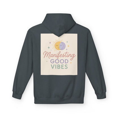 Manifesting Good Vibes Unisex Midweight Softstyle Fleece Hoodie