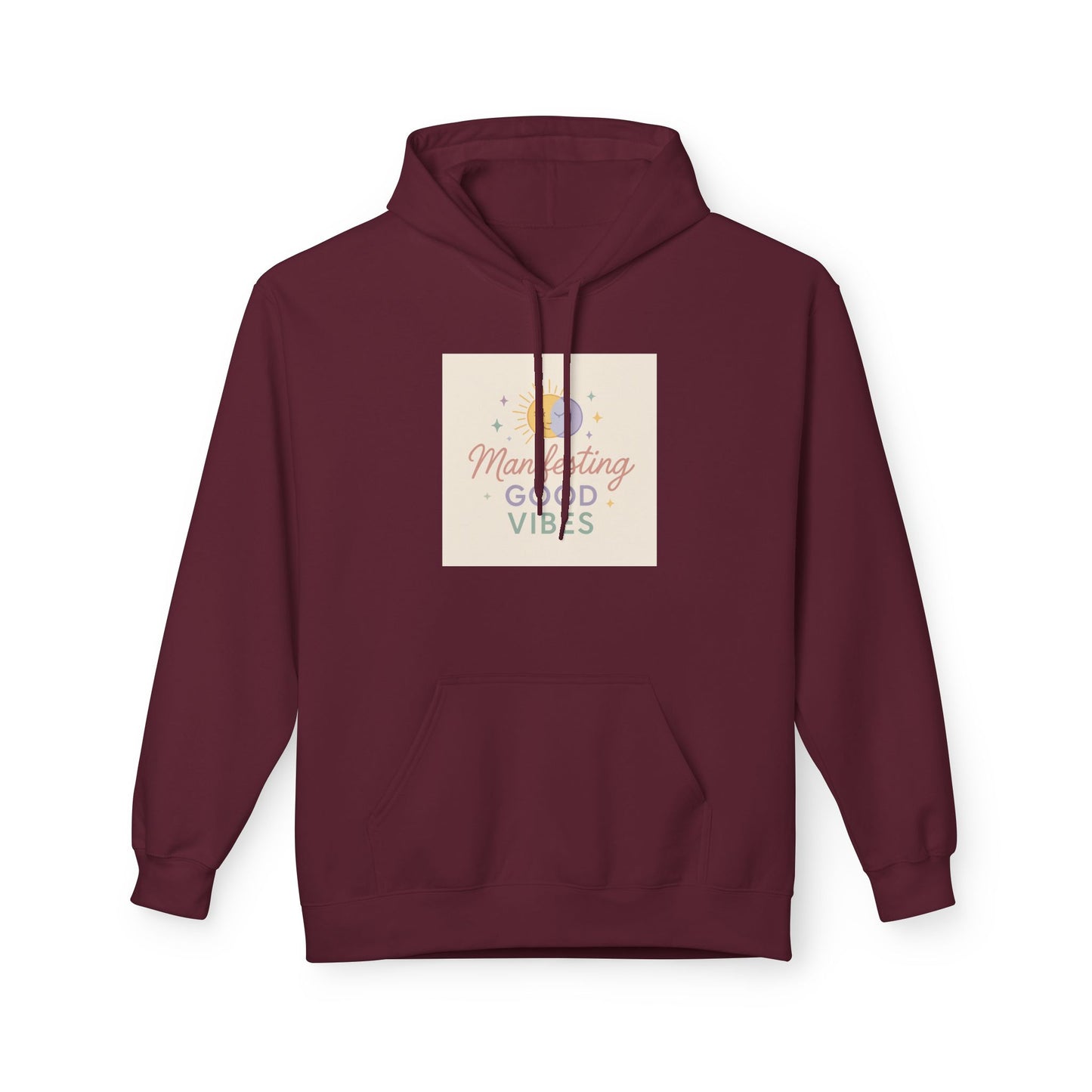 Manifesting Good Vibes Unisex Midweight Softstyle Fleece Hoodie