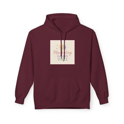Manifesting Good Vibes Unisex Midweight Softstyle Fleece Hoodie