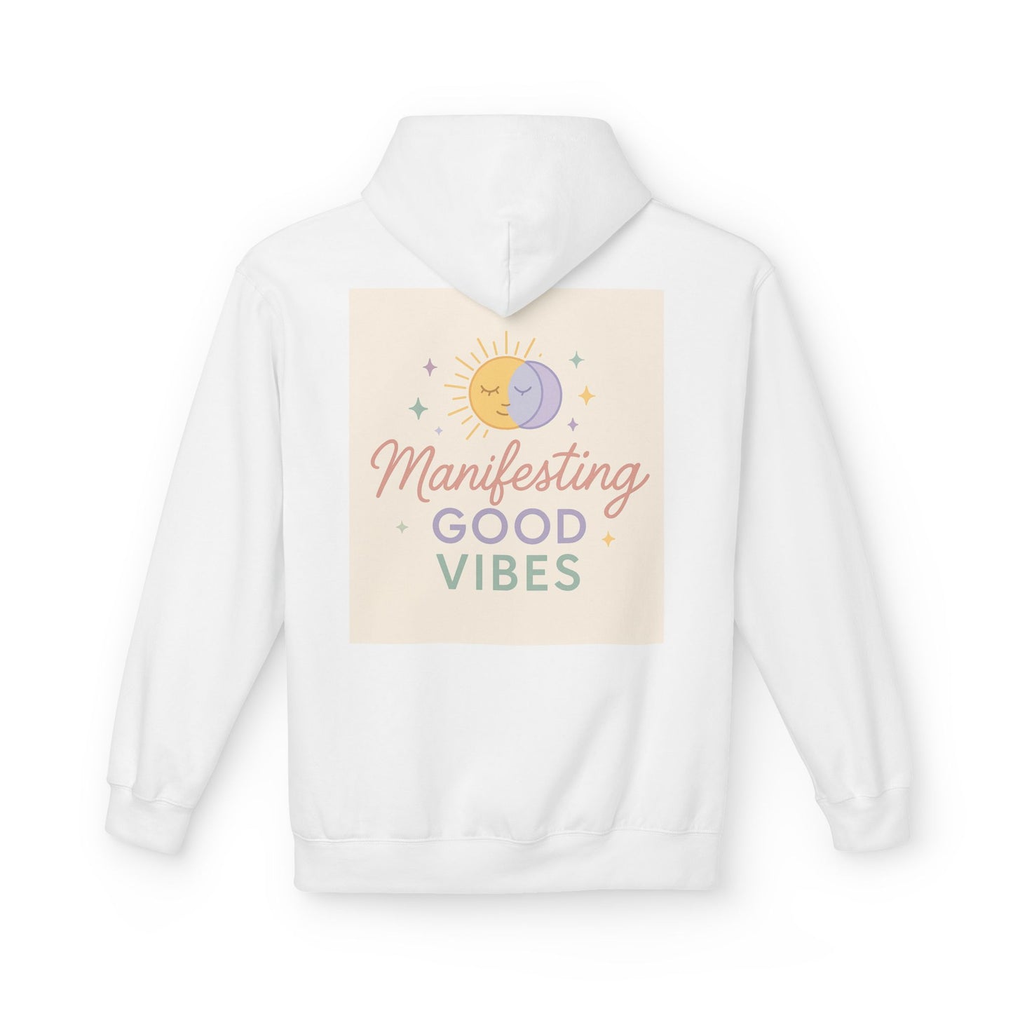 Manifesting Good Vibes Unisex Midweight Softstyle Fleece Hoodie