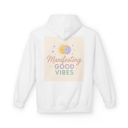 Manifesting Good Vibes Unisex Midweight Softstyle Fleece Hoodie