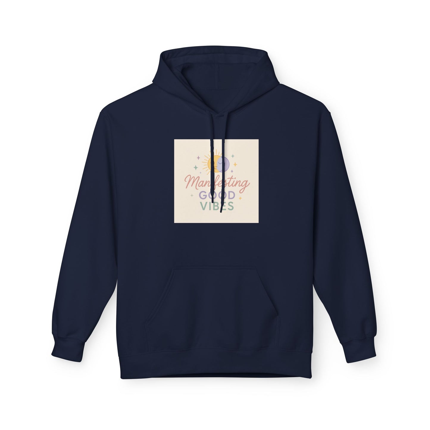 Manifesting Good Vibes Unisex Midweight Softstyle Fleece Hoodie
