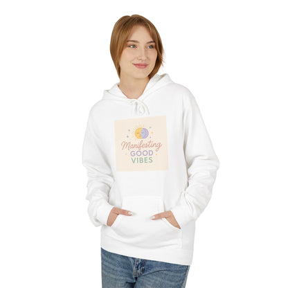 Manifesting Good Vibes Unisex Midweight Softstyle Fleece Hoodie