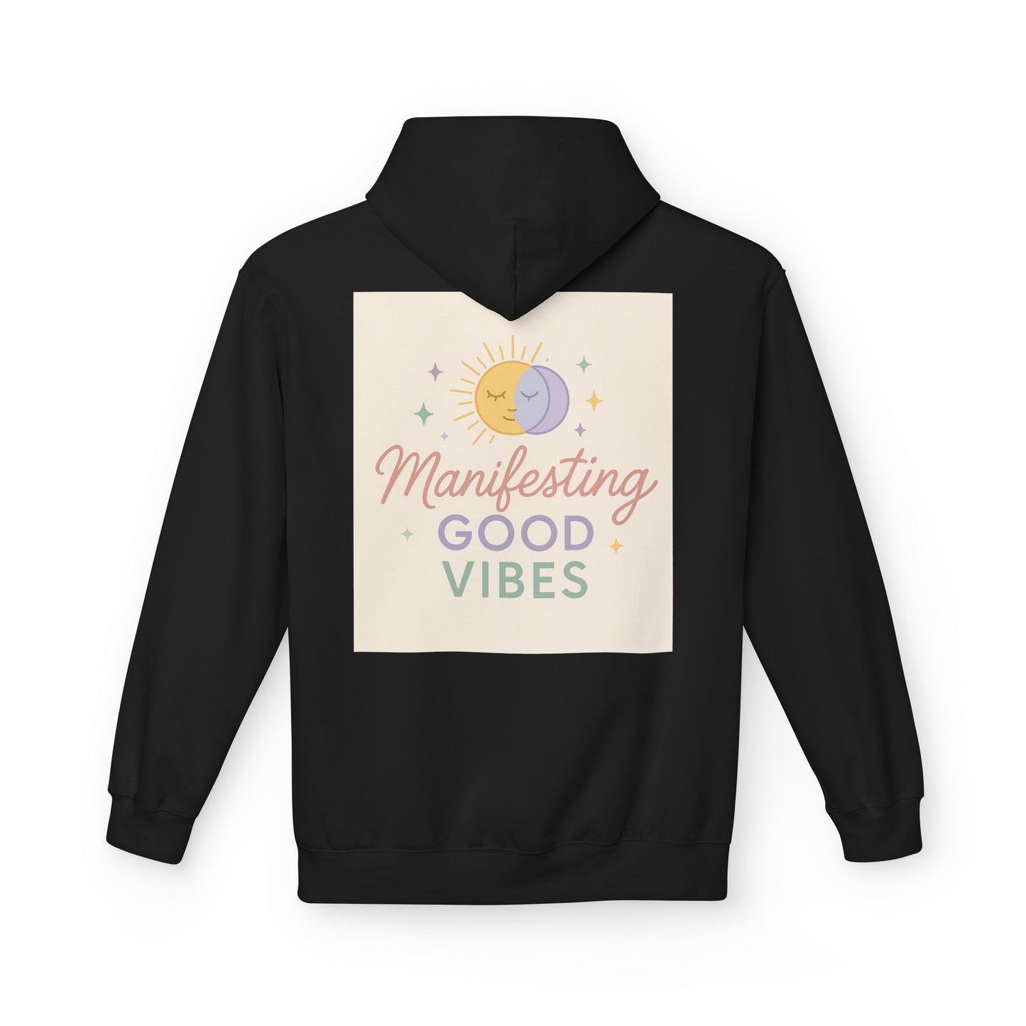Manifesting Good Vibes Unisex Midweight Softstyle Fleece Hoodie