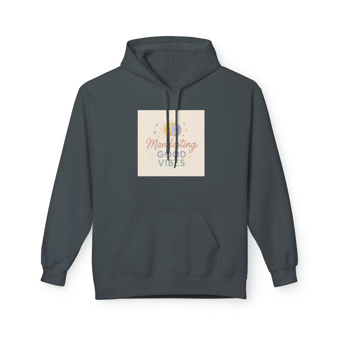 Manifesting Good Vibes Unisex Midweight Softstyle Fleece Hoodie
