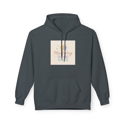 Manifesting Good Vibes Unisex Midweight Softstyle Fleece Hoodie