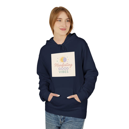 Manifesting Good Vibes Unisex Midweight Softstyle Fleece Hoodie