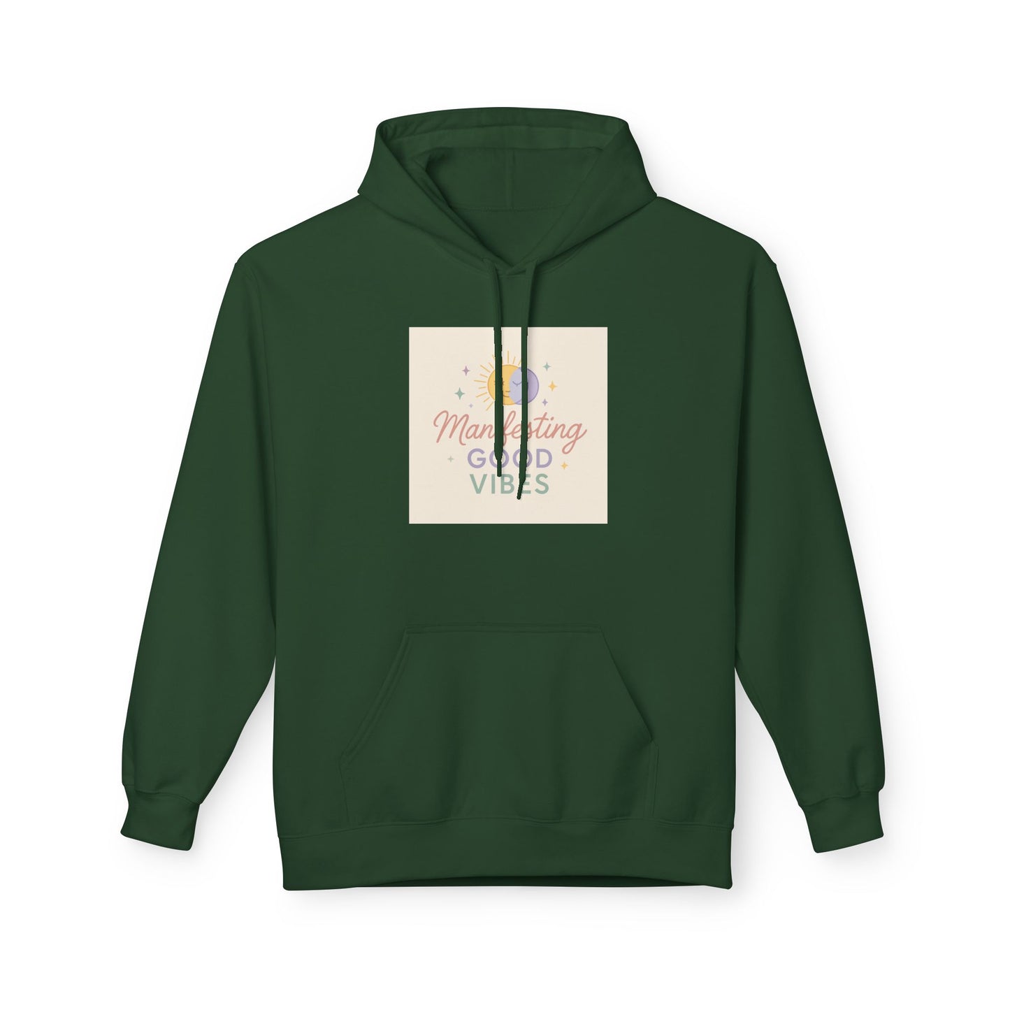Manifesting Good Vibes Unisex Midweight Softstyle Fleece Hoodie