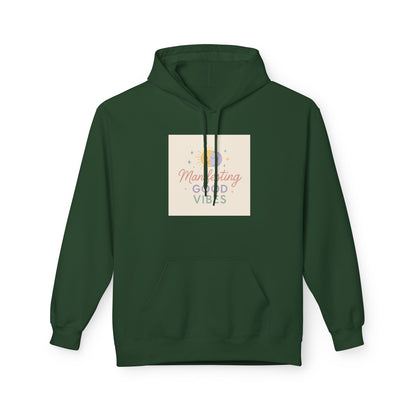 Manifesting Good Vibes Unisex Midweight Softstyle Fleece Hoodie