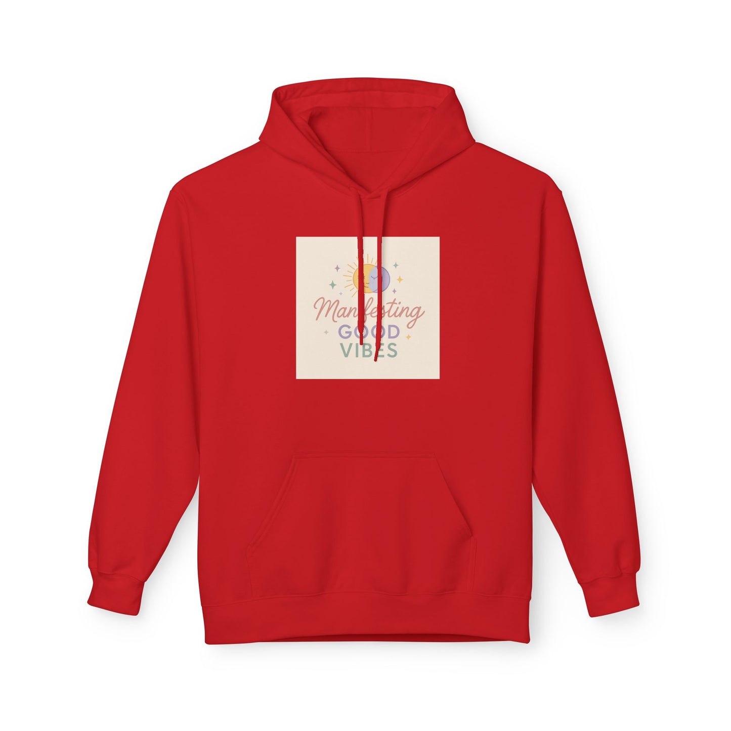 Manifesting Good Vibes Unisex Midweight Softstyle Fleece Hoodie