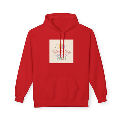 Manifesting Good Vibes Unisex Midweight Softstyle Fleece Hoodie