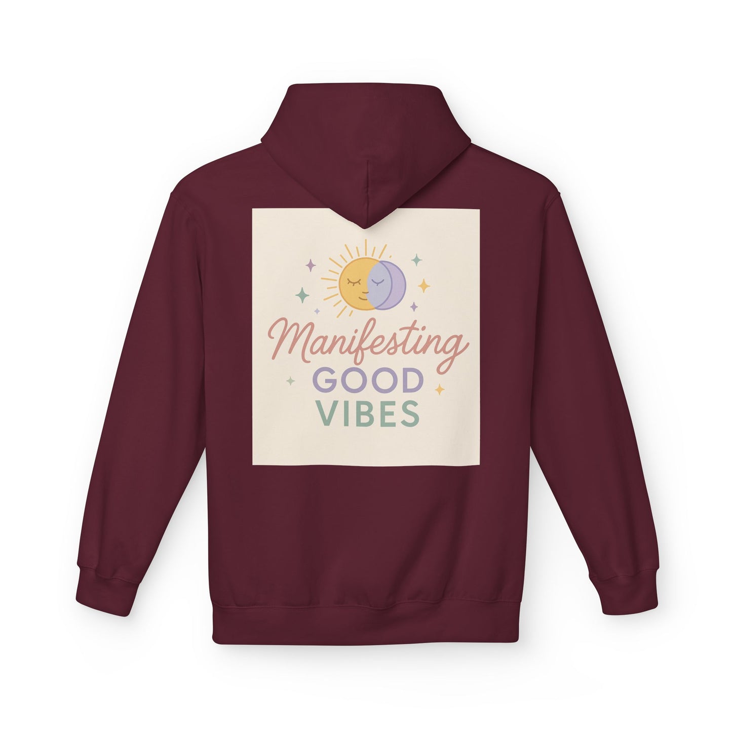 Manifesting Good Vibes Unisex Midweight Softstyle Fleece Hoodie
