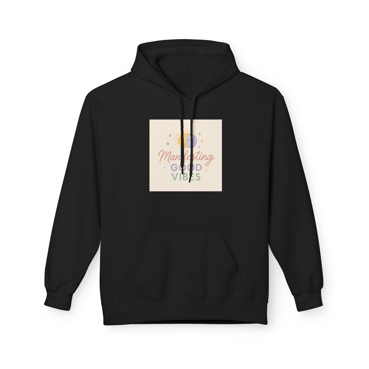 Manifesting Good Vibes Unisex Midweight Softstyle Fleece Hoodie
