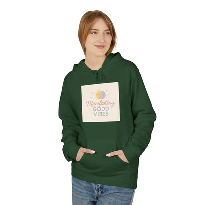 Manifesting Good Vibes Unisex Midweight Softstyle Fleece Hoodie