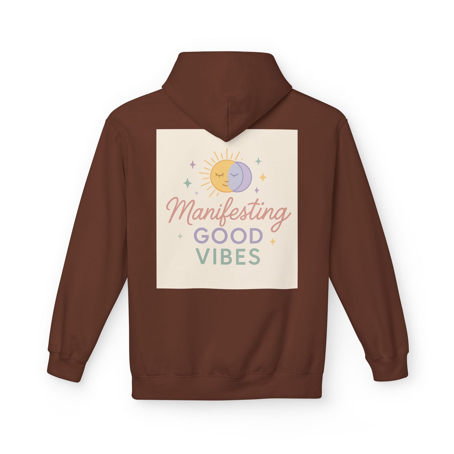 Manifesting Good Vibes Unisex Midweight Softstyle Fleece Hoodie