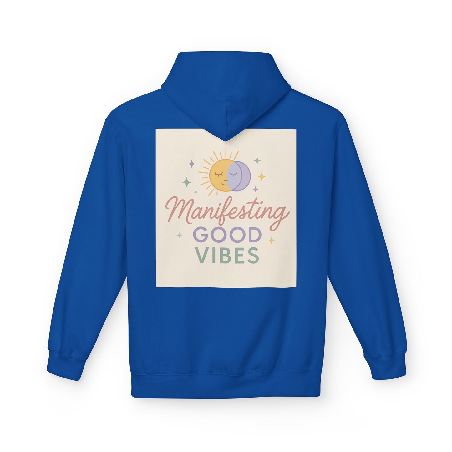 Manifesting Good Vibes Unisex Midweight Softstyle Fleece Hoodie