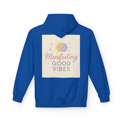 Manifesting Good Vibes Unisex Midweight Softstyle Fleece Hoodie