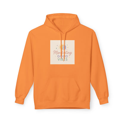 Manifesting Good Vibes Unisex Midweight Softstyle Fleece Hoodie