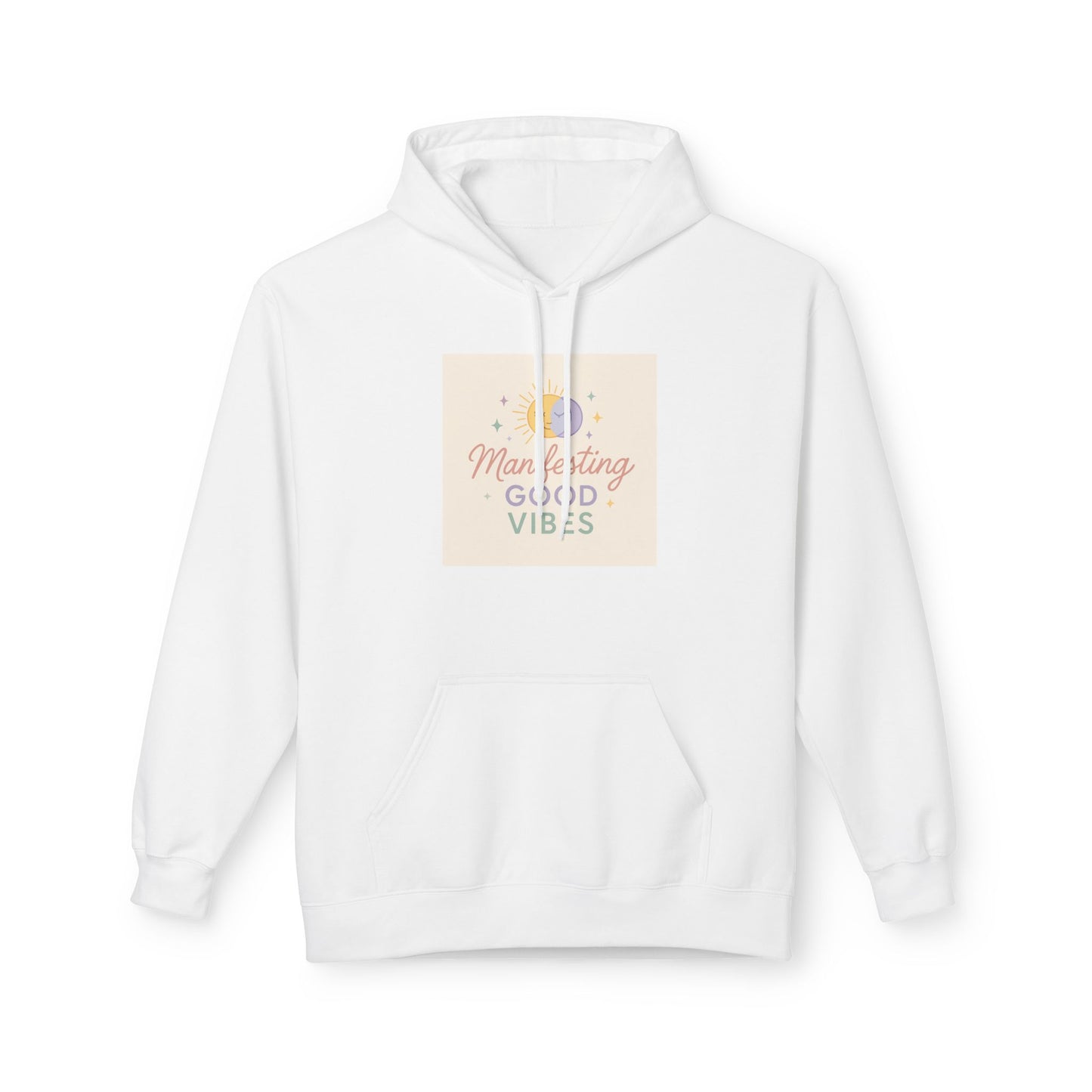 Manifesting Good Vibes Unisex Midweight Softstyle Fleece Hoodie