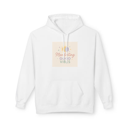 Manifesting Good Vibes Unisex Midweight Softstyle Fleece Hoodie