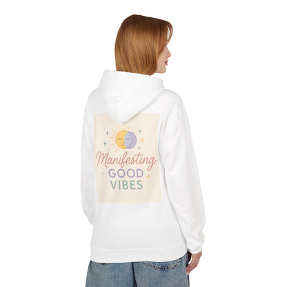 Manifesting Good Vibes Unisex Midweight Softstyle Fleece Hoodie