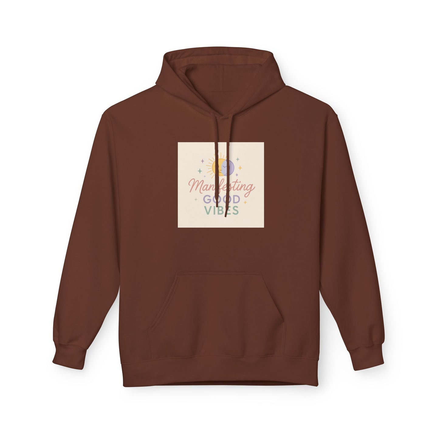 Manifesting Good Vibes Unisex Midweight Softstyle Fleece Hoodie