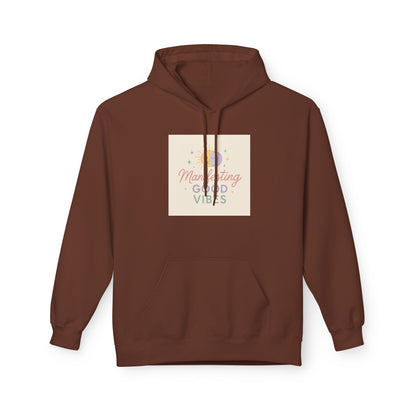 Manifesting Good Vibes Unisex Midweight Softstyle Fleece Hoodie