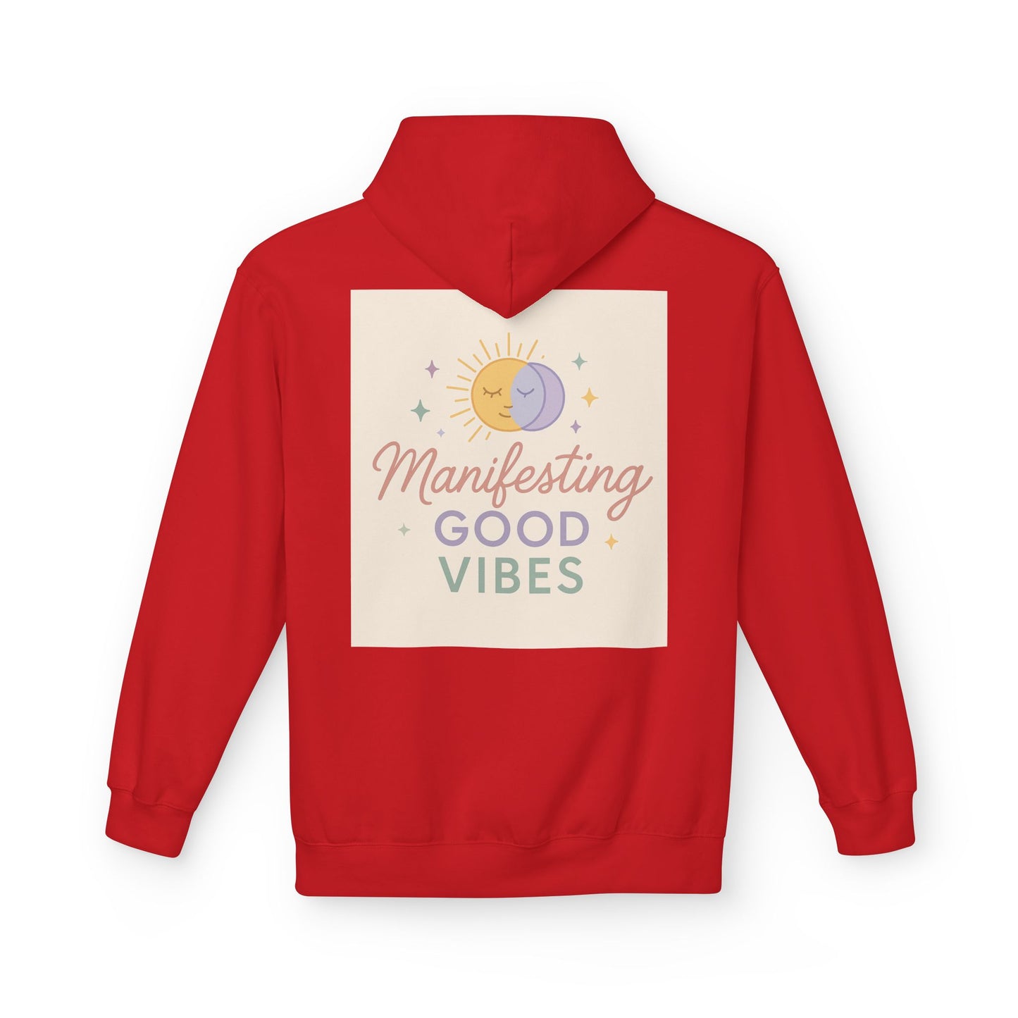 Manifesting Good Vibes Unisex Midweight Softstyle Fleece Hoodie