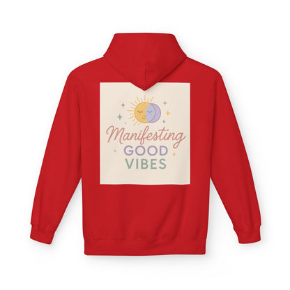 Manifesting Good Vibes Unisex Midweight Softstyle Fleece Hoodie